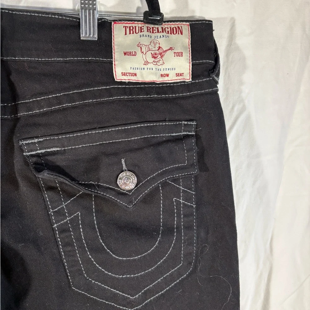 True Religion Men's Black Slim Jeans